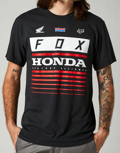 Tričko Fox Honda black