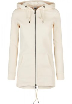 Dámska mikina Urban Classics Ladies Sweat Parka - bielo/béžová