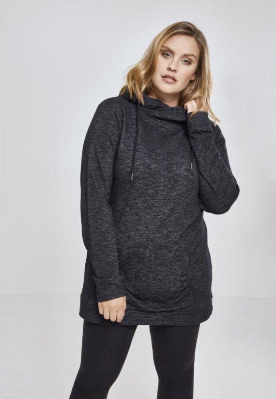 Mikina Urban Classics Ladies Slub Terry High Neck Hoody