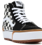 Boty Vans SK8-Hi Stacked checkerboard true white/black