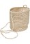 Mini Nature Bast Crossbody Bag - nature
