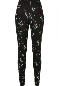 Ladies Soft AOP Leggings - blackfloret