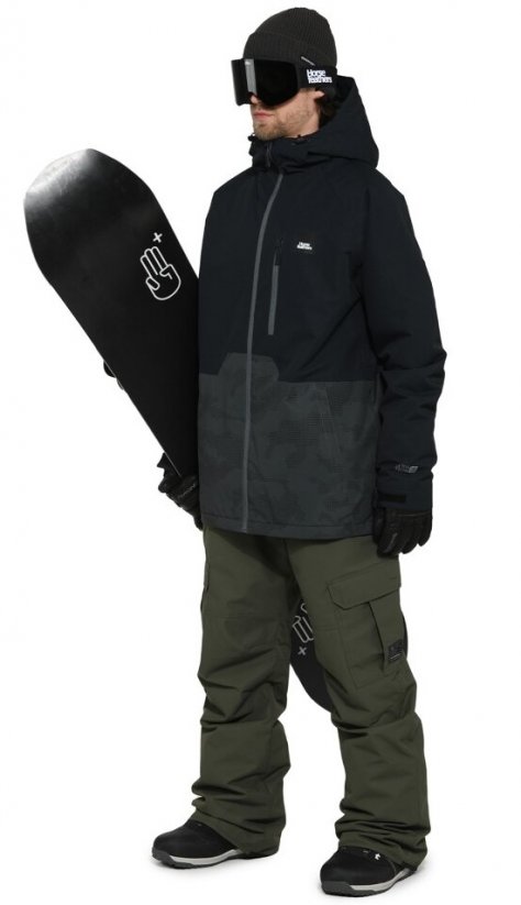 Zimná snowboardová pánska bunda Horsefeathers Crown digital