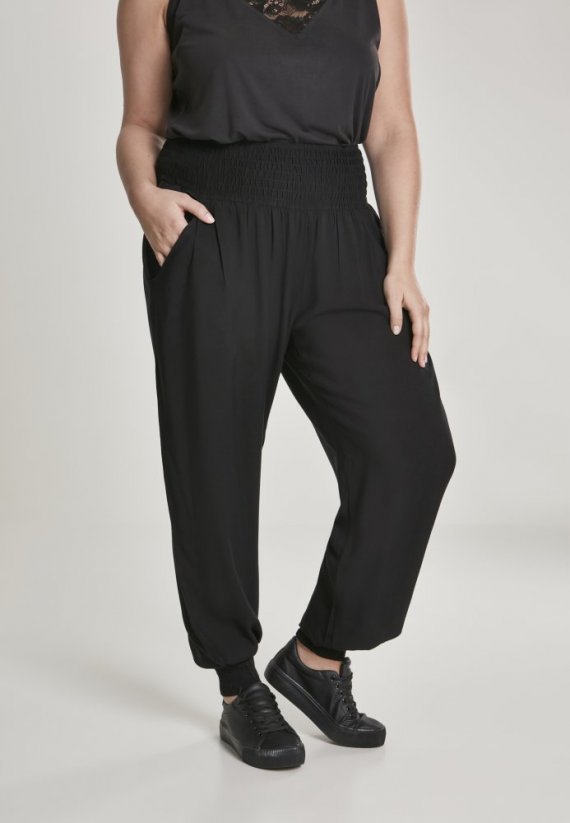 Kalhoty Urban Classics Ladies Sarong Pants - black
