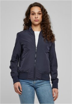 Ladies Light Bomber Jacket  - navy