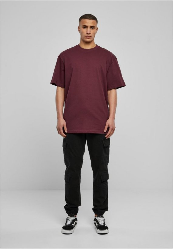 Vínové pánske tričko Urban Classics Tall Tee