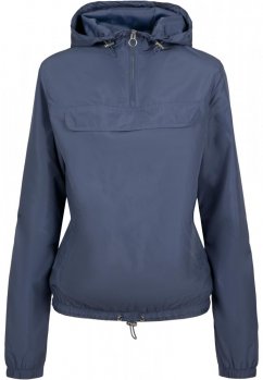Modrá dámská jarní/podzimní bunda Urban Classics Ladies Basic Pullover