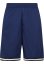 Stripes Mesh Shorts blkredwht XL - darkblue/black/white