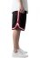 Stripes Mesh Shorts - blkredwht