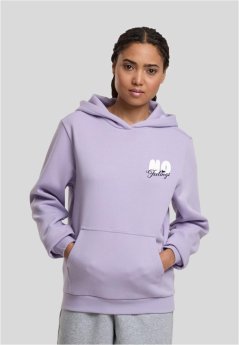 No Feelings Ladies Boxy Hoodie - lilac