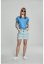 Ladies Extended Shoulder Tee - horizonblue