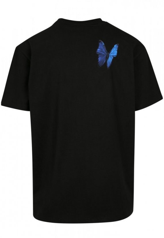 Černé pánské tričko Mister Tee  Le Papillon Oversize Tee