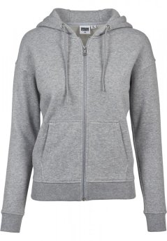 Ladies Classic Zip Hoody - grey