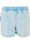 Ladies Towel Washed Sweat Shorts - balticblue