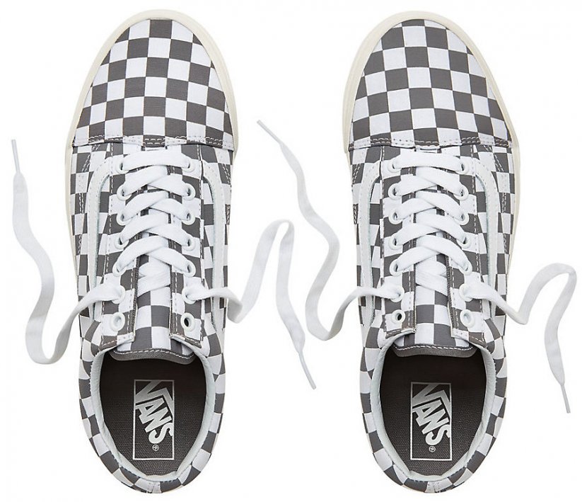 Topánky Vans Old Skool checkerboard pewter-marshmallow