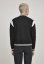 Ladies Inset College Sweat Jacket - blk/wht