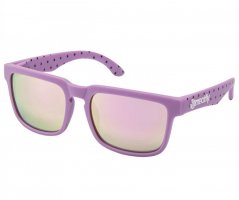 Słoneczne okulary Meatfly Memphis purple dots