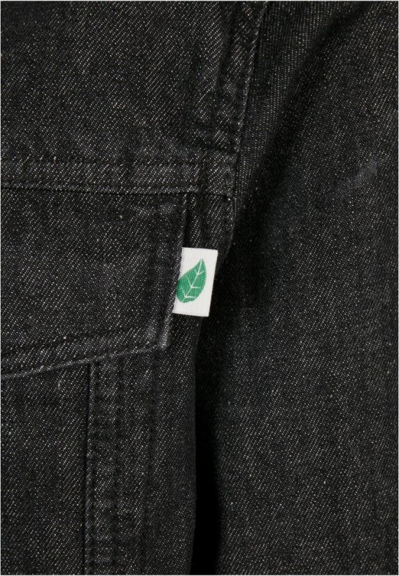 Pánská džínová bunda Urban Classics Organic Basic Denim Jacket - černá