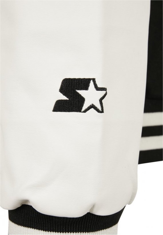 Pánska bunda Starter College Jacket - čierna, biela