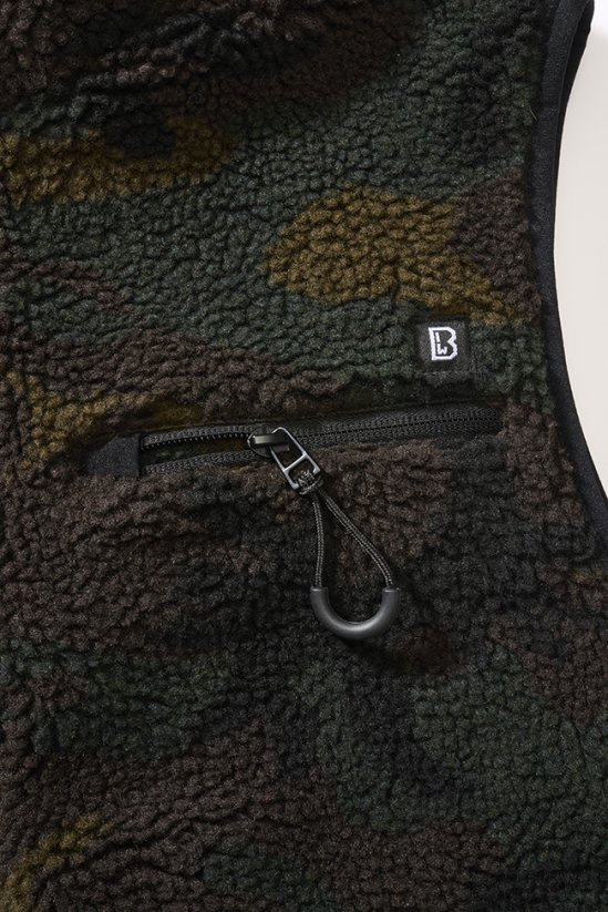 Teddyfleece Vest Men - woodland