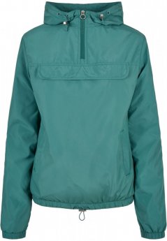 Damska kurtka wiosenno-jesienna Urban Classics Ladies Basic Pullover - kolor zielony