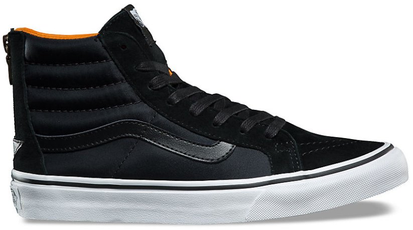 Boty Vans SK8-Hi Slim Zip black-true white