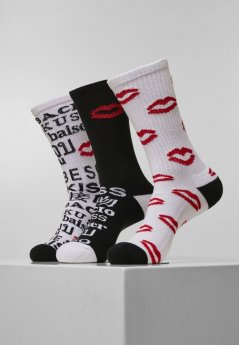 Ponožky Mister Tee Kiss Socks 3-Pack