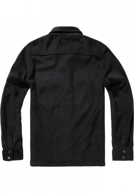 Jeff Fleece Shirt Long Sleeve - black