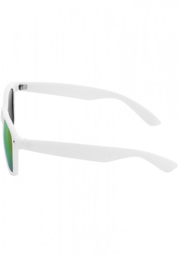 Sluneční brýle Urban Classics Likoma Mirror - bílo/zelené