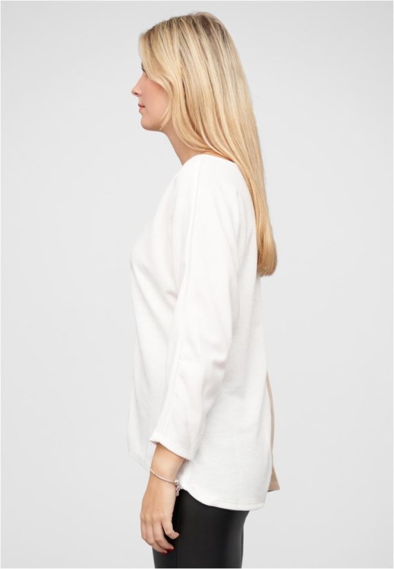 2-Tone Pullover mit Vokuhila Schnitt - Rozmiar: XS