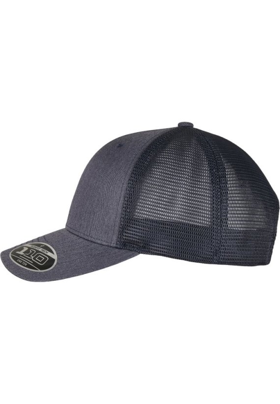 110 Flexfit Melange Trucker - heather/navy