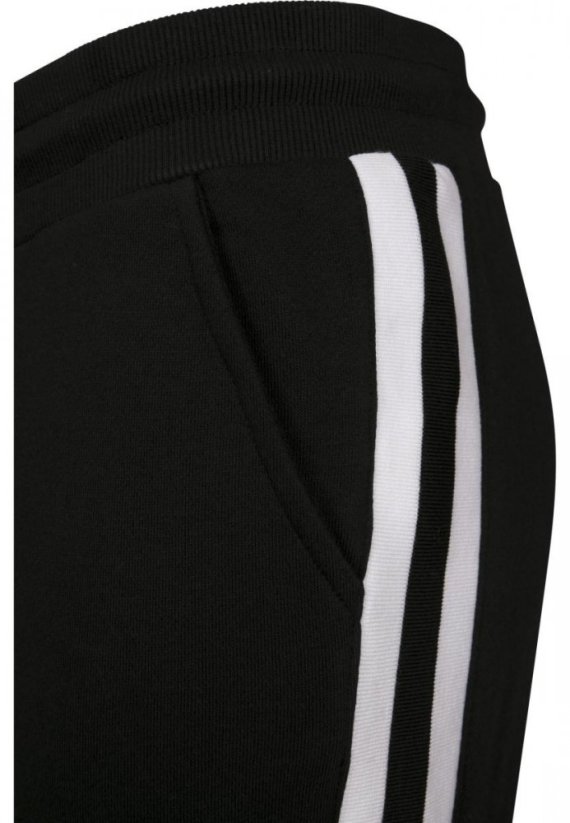 Dámske tepláky Urban Classics Ladies College Contrast Sweatpants - čierno/biele