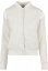 Ladies Inset College Sweat Jacket - lightgrey/white