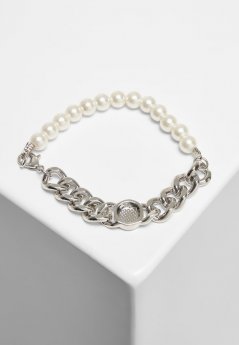 Pearl Flat Chain Bracelet