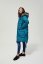 Kabát Moodo Z-KU-3306 teal green