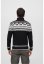 Pánsky sveter Brandit Cardigan Norweger - čierny - Veľkosť: XL