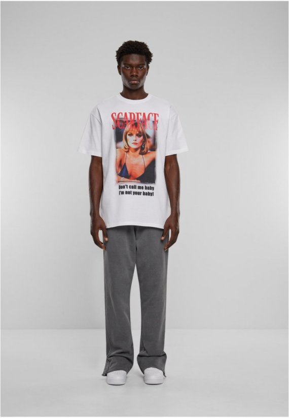 Scarface Don't call me baby Heavy Oversize Tee - white
