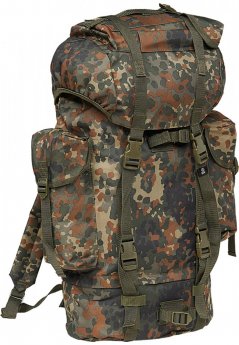 Maskáčový batoh Brandit Nylon Military 65l - flecktarn