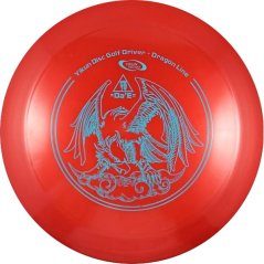 Frisbee Discgolf View Driver Dragon Line red