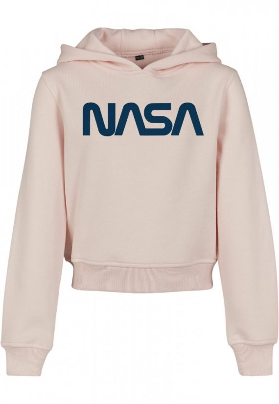 Dziewczęca bluza Kids NASA Cropped Hoody pink