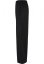 Ladies Linen Mixed Wide Pants - black