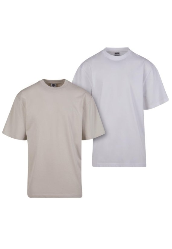 Tall Tee 2-Pack cloud+white 4XL - cloud+white