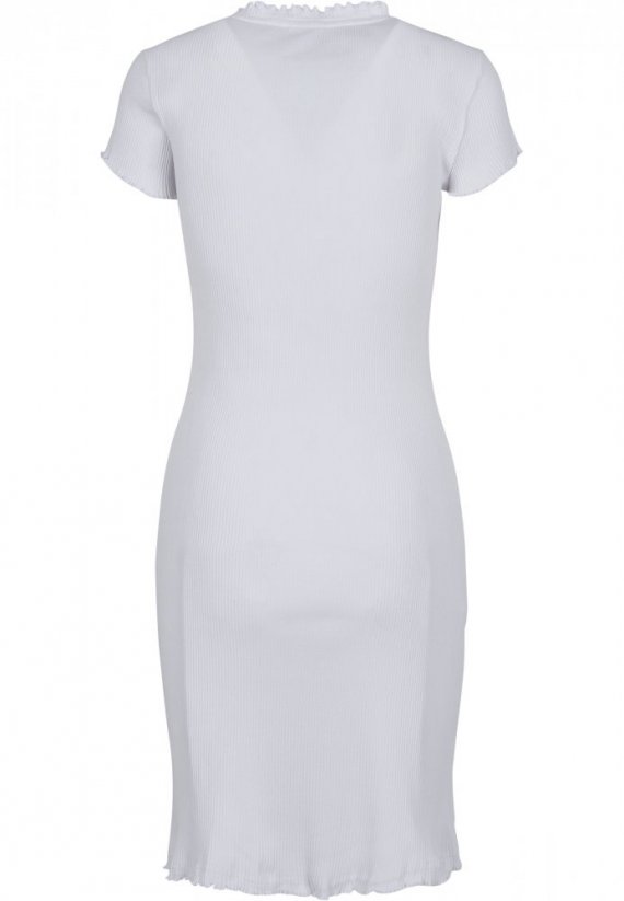 Sukienka Urban Classics Ladies Rib Tee Dress - white