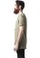 Long Open Edge Front Zip Tee - lightolive