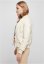 Ladies Diamond Quilt Nylon Jacket - whitesand