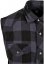 Čierno/sivá pánska košeľa bez rukávov Brandit Checkshirt Sleeveless