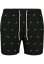 Embroidery Swim Shorts - shark/black/white