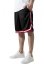 Stripes Mesh Shorts - blkredwht