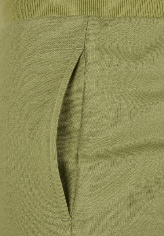 Zelené pánské tepláky Urban Classics Organic Basic Sweatpants
