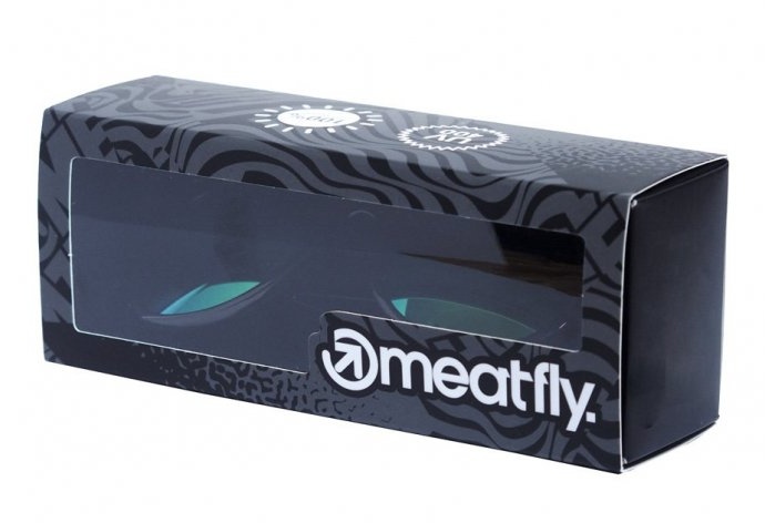 Brýle Meatfly Beat black glossy, red